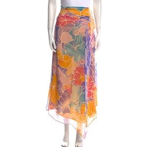 New Ramy Brook maxi printed skirt in Palav sz 6